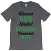 blessed god by spoiled by my husband protected by both T-Shirt