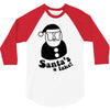 santa's a fake! 3/4 Sleeve Shirt