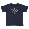 caffeine molecule gamer nerd geek science funny Toddler T-shirt