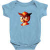 brid funny logo Baby Bodysuit