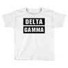Delta Gamma Black Toddler T-shirt