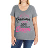 celebrating with the 70th birthday king t shirts Ladies Curvy T-Shirt