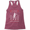 floss like a boss Racerback Tank
