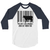 you can't love animals and eat them too! 3/4 Sleeve Shirt