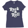 ruck and roll Ladies Fitted T-Shirt