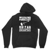 weekend forcast guitar with a chance of drinking Hoodie