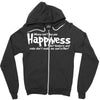 money can't buy you happyness, but hookers and coke don't make me sad Zipper Hoodie
