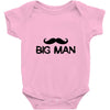 big man little man Baby Onesie