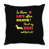 mans best friend Throw Pillow