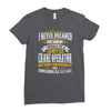grumpy old crane operator Ladies Fitted T-Shirt