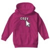 Copy Paste Matching Youth Hoodie