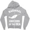 narwhals Zipper Hoodie