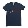 i got mba Ladies Fitted T-Shirt