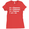 i write code Ladies Fitted T-Shirt