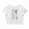 thrones wolf Crop Top