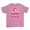 american by birth redhead by the grace of god Youth Tee