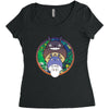 Totoro Women's Triblend Scoop T-shirt