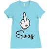 mickey fuck swag Ladies Fitted T-Shirt