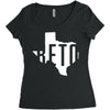 Beto Texas Map Women's Triblend Scoop T-shirt