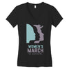 women's march 2017 on washington Women's V-Neck T-Shirt