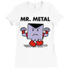 mr. metal Ladies Fitted T-Shirt