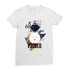 who loves poodle Ladies Fitted T-Shirt