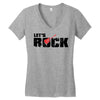 let's rock Women's V-Neck T-Shirt