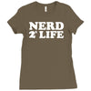 nerd for life Ladies Fitted T-Shirt