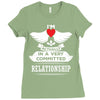 I Am Actually In A Very Commited Relationship Ladies Fitted T-Shirt