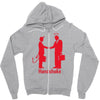 handshake Zipper Hoodie