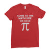 come to the math Ladies Fitted T-Shirt