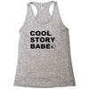cool story bro t shirt small funny awesome meme nerdy geeky humor frat Racerback Tank