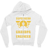 I'm Not a Superhero but I'm a Grandpa Who is Also an Engineer Zipper Hoodie