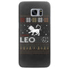 santa leo christmas ugly t shirts Samsung Galaxy S7 Edge