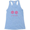 all natural 20 breasts dice Racerback Tank