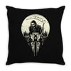 grim racer Throw Pillow