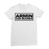 armin van buuren black logo Ladies Fitted T-Shirt