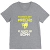 vater und sohn 6 V-Neck Tee