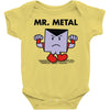mr. metal Baby Onesie