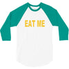 eat me pizza ringer 3/4 Sleeve Shirt