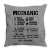 Mechanic Throw Pillow
