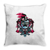 mr topstache vs jthree Throw Pillow