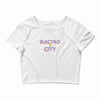 electro city Crop Top