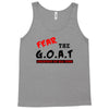 the goat white t shirt greatest of all time basketball baseball footba Tank Top