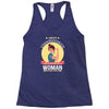underestimate woman Racerback Tank