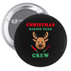 christmas baking team crew rudolph Pin-back button