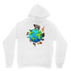 animal polygon around the planet Unisex Hoodie