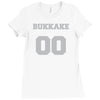 bukkake 2 Ladies Fitted T-Shirt
