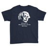 without a moustache einstein proud hirsute mustachioed grooming Youth Tee