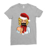 pop art christmas Ladies Fitted T-Shirt